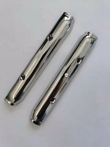REAR WINDOW HINGE POPOUT COVERS CHROME FITS TYPE1 BUG 1953-1977 - Picture 1 of 1