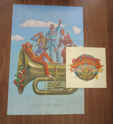 Sgt Peppers Lonely Hearts Club Band Soundtrack Vinyl 2LP Album w/ Poster - Image 1 of 4
