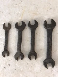 4 Llaves Abiertas Herramientas De Colección 7/16"-3/8", 7/16"-1/2", 1/2"-9/16", 9/16"-5/8" - Imagen 1 de 4