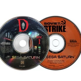 Acclaim, Electronic Arts Sega Saturn Game Discs: D & Soviet Strike, Manual
