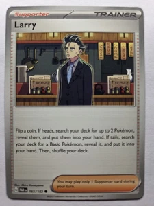 Larry 165/182 PAR SV04: Paradox Rift Common Normal NM Pokemon Tcg - Picture 1 of 2