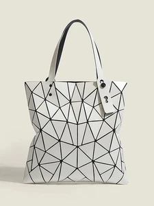 Geometric Pattern Tote Bag Women’s Fashion Shoulder Handbag Casual Daily Use - Picture 1 of 13