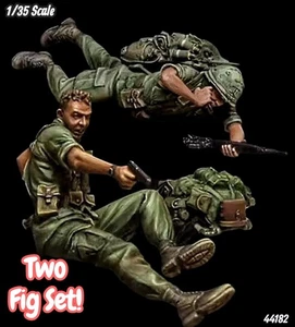 1/35 Resin Figur US Vietnam War Infantry Prone W Radio Fighting Model Kit 44182 - Bild 1 von 6