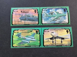 Collectzone Montserrat 865-866 Sehr guter Erhaltungszustand NH Aviation - Bild 1 von 1