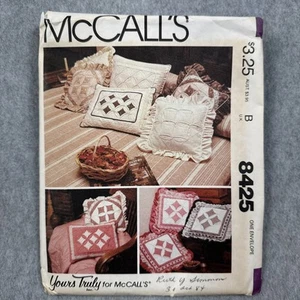 McCall's #8425 Rectangular pillow package UNCUT Vintage Pattern Throw Pillows - Picture 1 of 4