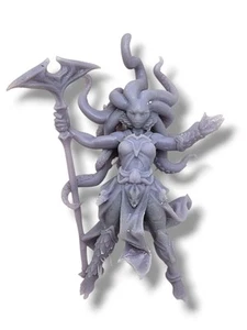 Resin Sorceress Miniatur 2" unbemalte DnD Figur für Tabletop Spiele - Bild 1 von 7