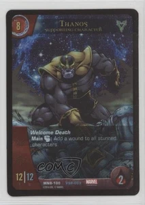 2015 VS System 2 Player Card Game The Marvel Battles Thanos #MNB-100 - Picture 1 of 2
