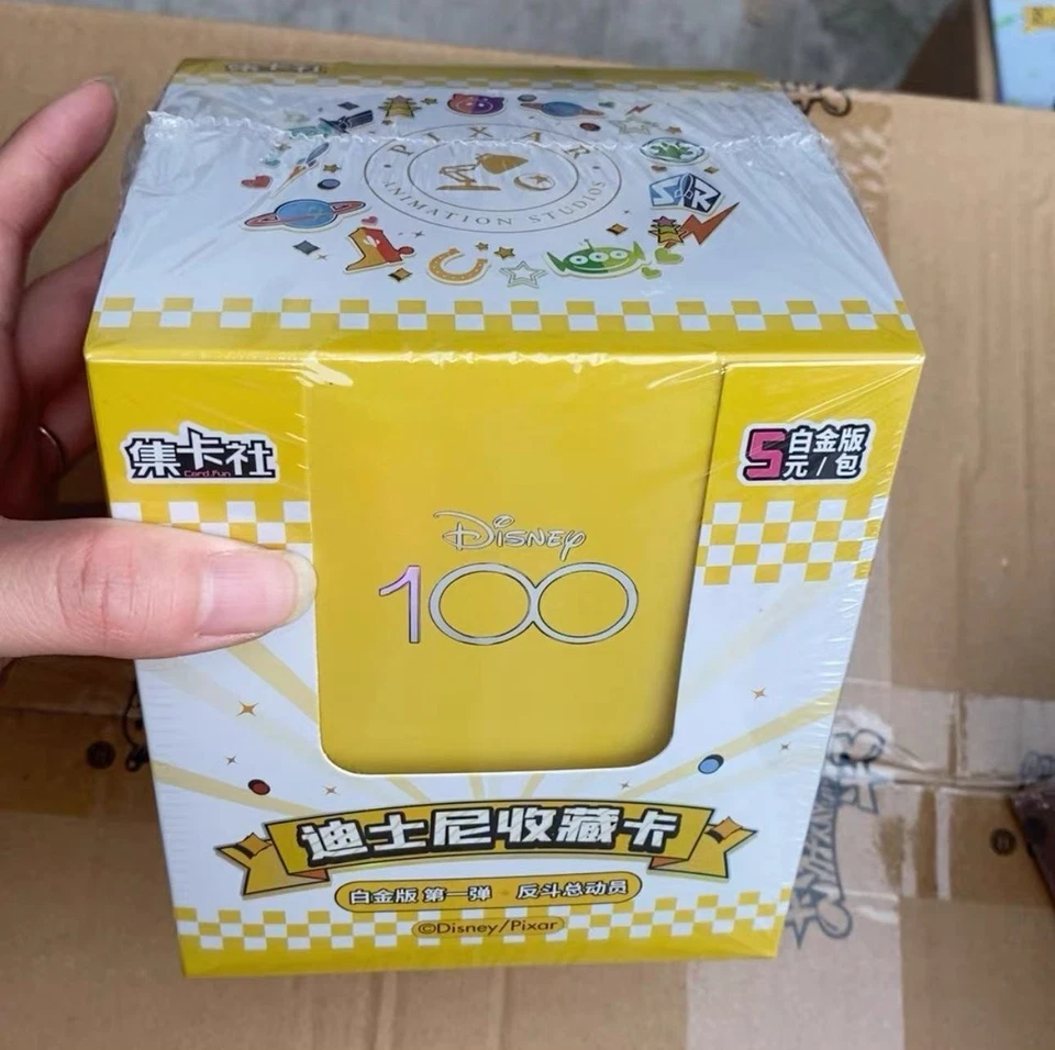 IN STOCK CardFun card fun Disney Pixar 100 Collection Cards 20 Pack Sealed Box - Image 1 of 1