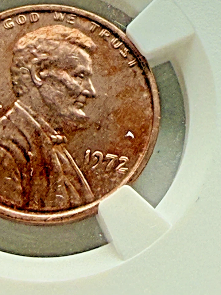 1972 Doubled Die Obverse Uncirculated 1c ~ NGC Certified ~ Red ~ Cleaned - Image 1 of 4