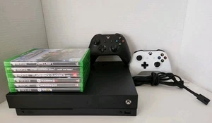 PAQUETE X 1TB 1787 Xbox One X con 2 mandos y 6 juegos probados funcionando - Imagen 1 de 11