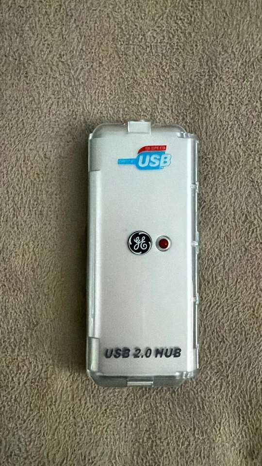 4-Port USB HUB GE Portable Compact for PC Mac Laptop Notebook Desktop - Image 1 of 4