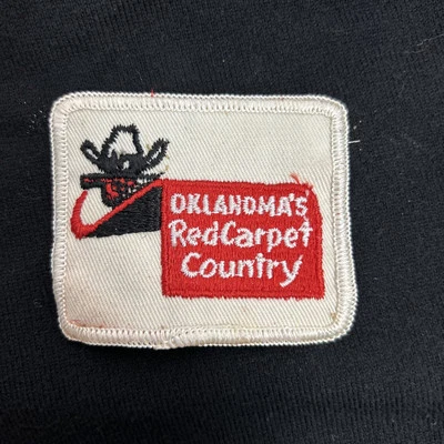 Patch Oklahoma Red Carpet Country Embroidered Patch Northern Oklahoma OK - Image 1 of 4
