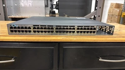 思科 Catalyst 3750 以太网交换机,48 端口 - WS-C3750X-48PF-S — 第 1/2 张图片