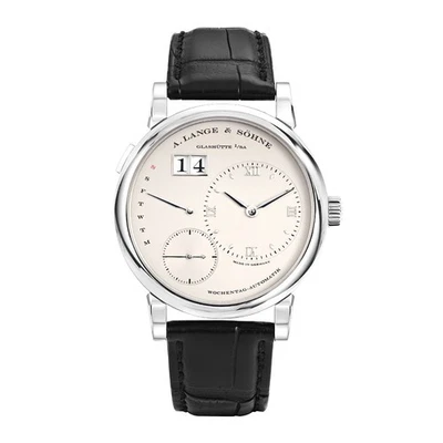 A. Lange & Sohne LANGE 1 Watch 39MM Silver Roman Numerals Dial Platinum - Image 1 of 4