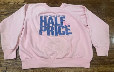 VTG 80s Sweatshirt Women L Pink National Bag Lady Academy Minnesota Crewneck - Image 1 of 4