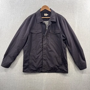 Faherty Stretch Blanket Lined CPO Jacket XL Purple Plum Shacket Lined Button Up - Picture 1 of 16