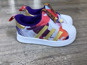 Adidas Originals Superstar 360 Chinese New Year Infant Shoes 5.5K White Slip On - Picture 1 of 14