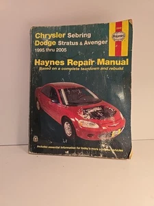Chrysler Sebring, Dodge Stratus & Avenger 1995-2005 Haynes repair manual 25040 - Picture 1 of 5