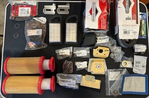 34 Piece Lot OEM STIHL Briggs Exmark Lawn equipment Parts Air Filters, etc - Picture 1 of 9