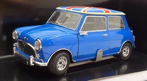 Solido 1/18 Scale Diecast  8023 - Mini Cooper S -Blue/Union Jack Roof - Picture 1 of 5