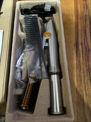 Rotating Hair Iron 2-in-1 Salon-Quality Hair Styling Tool, 3 Heat Settings - Image 1 of 4