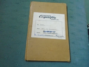 1927 RAUNDS COOPERATIVE SUBSCRIPTIONS ETC BOOK -  MRS W LAWRENCE - Picture 1 of 6