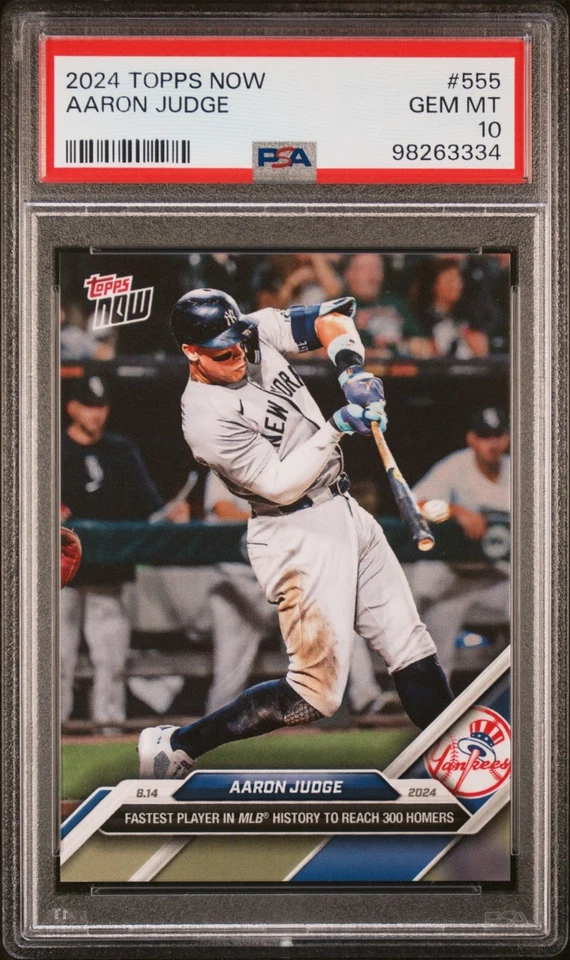 2024 Topps Now - Aaron Judge #555 /41762 PSA 10  - Image 1 of 1