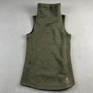 Indyeva Vest Womens Medium Green Toga Tunic Funnel Neck Pullover Polartec Fleece - Picture 1 of 9