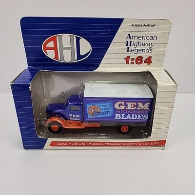 American Highway Legends escala 1:64, modelo fundido a presión, Peterbilt 260, hojas GEM Foto 1 de 4