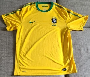 BRASIL 2010 HOME SHIRT - NIKE DRI-FIT - SIZE: EXTRA LARGE - TOP ZUSTAND - Bild 1 von 3