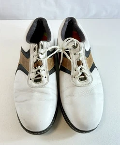 Men’s FOOTJOY GOLF SHOES CONTOUR SERIES US 9W WATERPROOF LEATHER 54130 Sofcollar - Picture 1 of 20