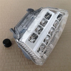 Clear LED Tail Light Brake Turn Signal Light Fit Kawasaki Ninja ZX-10R 2011-2014 - Picture 1 of 6