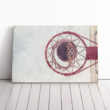 The Basketball Hoop Canvas Wall Art Print Framed Picture Home Decor Living Room