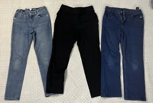 Girls Jeans Lot Of 3 Jeans For Kids For Girls Size Small - Picture 1 of 14