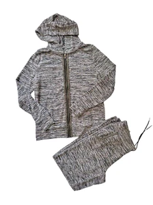 Juicy Couture Gray Sweat Pant Two Piece Suit Set Bling Small - Picture 1 of 5