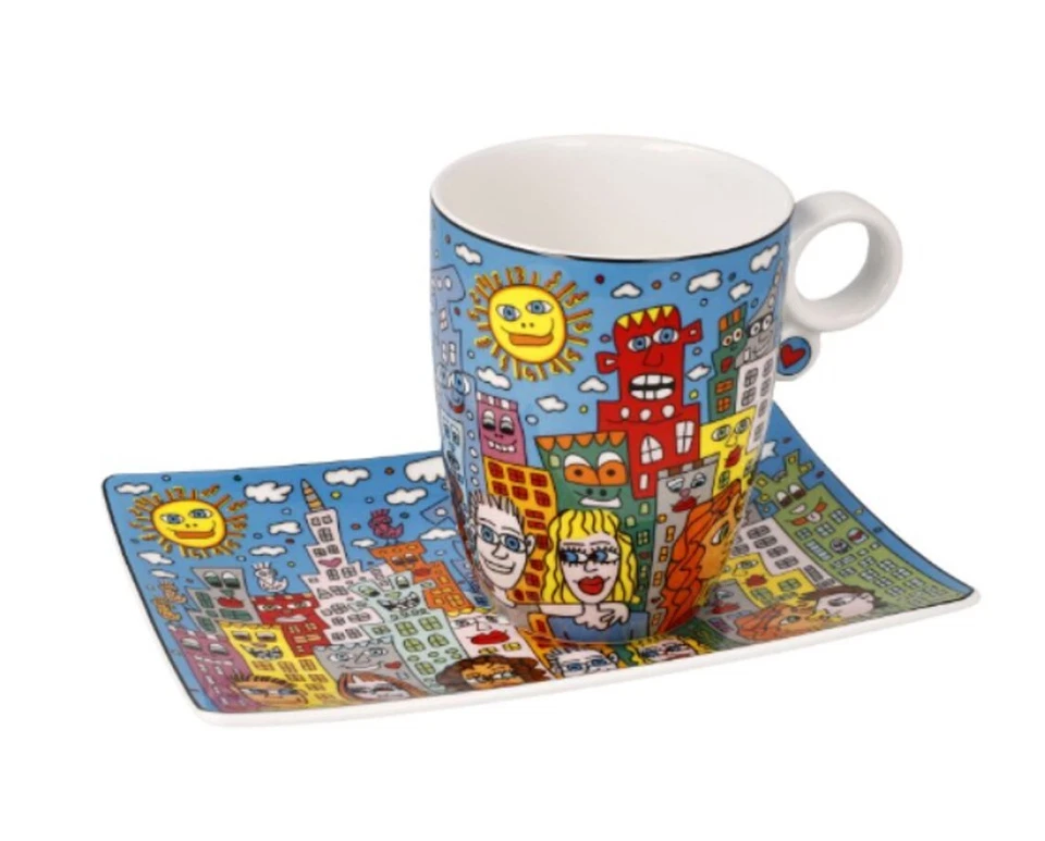 Goebel Kaffee Tee Tasse James Rizzi Summer in the City 26102791
