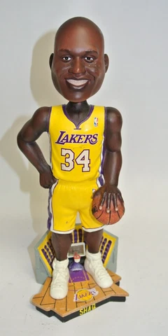 NBA Legends of the Court Shaquille O'Neal #34 SHAQ LA Lakers 10" Bobblehead Cover