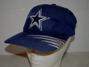 Vintage Dallas Cowboys Hut Allover Schlitz Streifen Logo Wollmischung Fußball Ball Kappe - Bild 1 von 8