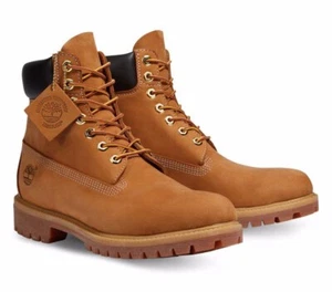 Timberland 6 InchMens Premium Waterproof Boot Size 12 EU46 Wheat Brand New - Picture 1 of 6
