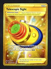 TELESCOPIC SIGHT 203/185 VIVID VOLTAGE POKEMON TCG GOLD SECRET RARE FULL ART