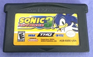 Sonic Hedgehog Advance 3 Nintendo Gameboy Advance 2004 Game Boy Sega - Picture 1 of 6