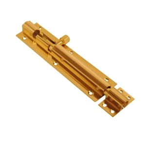 Barrel Bolt Straight 100mm x 38mm (4 x 1. 1/2 Inch) Brass - Picture 1 of 8