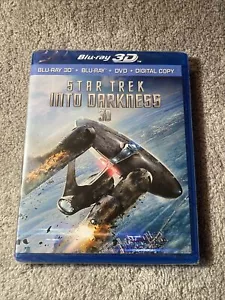 Star Trek Into Darkness 3D (Blu-Ray 3D+Blu-Ray+DVD New Sealed D4 - Picture 1 of 4