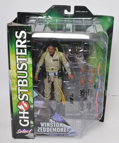 GHOSTBUSTERS  WINSTON ZEDDEMORE Action Figure Diamond Select NEW Ernie Hudson Cover