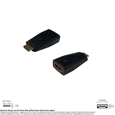 Adapter Video HDMI Mini Male HDMI Female - Image 1 of 2