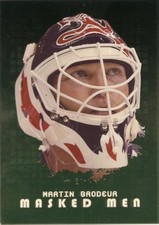 08-09 BETWEEN THE PIPES MASKED MEN GOLD MASK /10 #MM-20 MARTIN BRODEUR *44405