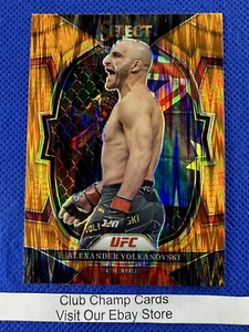 2023 #38 Alexander Volkanovski Panini Select UFC Concourse Orange Flash Prizm - Imagen 1 de 2