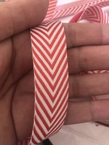 Full Roll Red  & white DESIGNER  AUTHENTIC JO MALONE holiday RIBBON Coil New - Picture 1 of 5