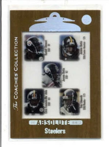 STEELERS 1999 PLAYOFF ABSOLUTE #153 COACHES COLLECTION FRAMED #095/500 AZ9705 - Picture 1 of 1