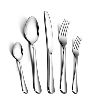 60teilig Besteckset bis für 12Personen Besteck Tafelbesteck Essbesteck Edelstahl - Bild 1 von 4